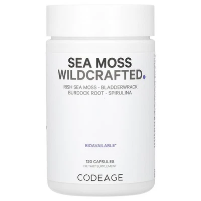 Sea Moss, Wildcrafted, 120 Capsules - Imagem 1 de 3