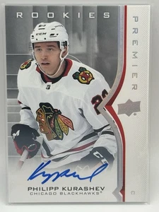 20/21 2020 Upper Deck Premier Philipp Kurashev #58 Rookies Silver Spectrum Auto - Bild 1 von 2