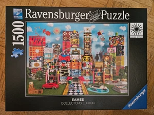 RAVENSBURGER Puzzle 1500 Teile * EAMES House of Cards * vollständig * 2x gelegt - Bild 1 von 2