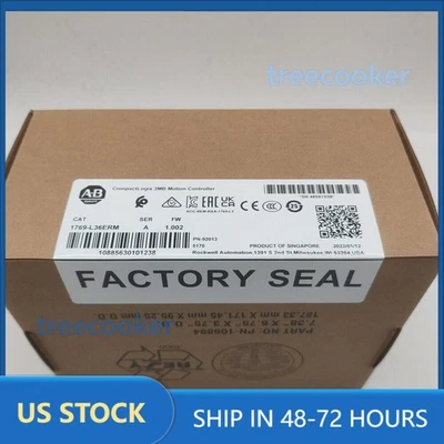NEW Factory Sealed AB 1769-L36ERM / A CompactLogix 3MB Motion AB 1769L36ERM - Image 1 of 4