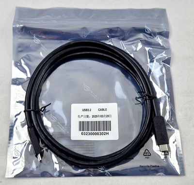 Cable USB Tipo-C a C 3.2 20 Gbps Original Asus ROG de 5 pies Foto 1 de 2