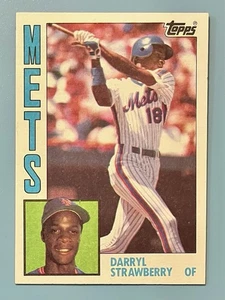 1984 Topps - Darryl Strawberry #182 RC New York Mets - Picture 1 of 2