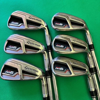 TaylorMade M6 Iron Set 6pcs 5-Pw Flex S Stiff REAX 85 JP Golf Clubs - Image 1 of 4