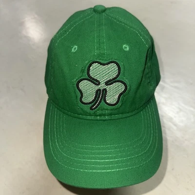 Trébol de tres hojas trébol irlandés verde liso gorra sombrero Notre Dame San Patricio Foto 1 de 4