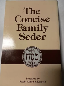 Concise Family Seder by Alfred J. Kolatch (1987, Trade Paperback) H1 - Picture 1 of 1