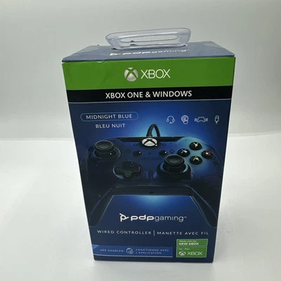 Xbox one and Windows midnight blue PDP 048-082-NA Wired Controller New Sealed - Image 1 of 4