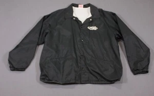 Vintage 311 Windbreaker Jacket Nylon Blend Black Rare Cardinal USA Sz XL - Picture 1 of 12
