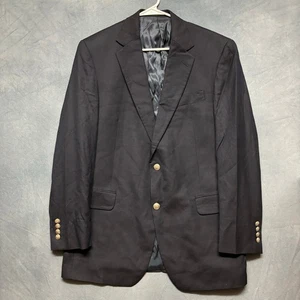 Blazer Vintage Hart Schaffner Marx Mezcla Lana Cachemira 41R Botones Decorativos - Imagen 1 de 17