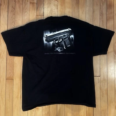 Camiseta De Colección Y2K Glock XD Smith Wesson Gun Streetwear Hip-Hop Rap Drill XL Foto 1 de 4