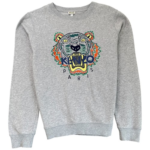 Kenzo Maglione Uomo Stampa Logo Bambino Grigio 16Y