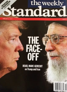Weekly Standard Magazine Donald Trump and Iran Benjamin Netanyahu Dogs 2017 - Picture 1 of 12