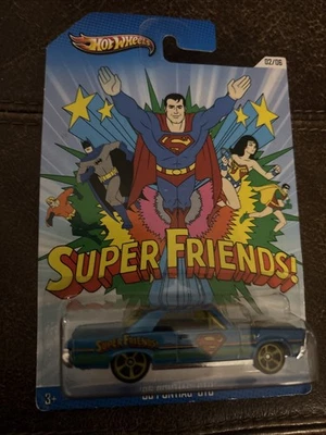 Hot Wheels 2013 Kroger эксклюзивный Superman Super Friends '65 Pontiac GTO E - Изображение 1 из 2