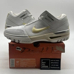 Size 10.5 - Nike Air Zoom Generation Low White Silver (308573-111) - Picture 1 of 9