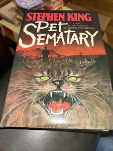 Vintage Stephen King 1983 Pet Sematary Doubleday Hardcover Great Condition - Imagen 1 de 8