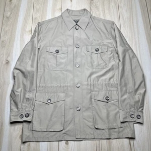 The Andover Shop Lightweight Jacket Beige Button Coat Mens Size 56 (46) - Picture 1 of 13