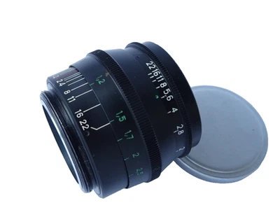 Vintage Portrait Black Jupiter 8 2/50mm M39 FED Zorki Leica RF Lens L39 - Image 1 of 4