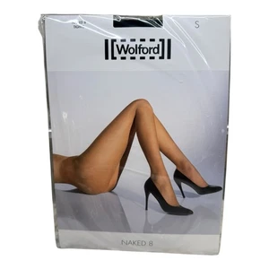 Pantimedias Wolford Naked 8 Color: Negro Talla: Pequeño NUEVO 10448 7005 - Imagen 1 de 2