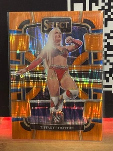 2024 WWE Panini Select 'Tiffany Stratton' Orange Flash Prizm Concourse Level #36 - Picture 1 of 2