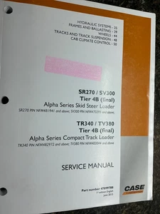 Minicargadora Case Alpha Series, manual de servicio de cargadora de orugas compacta - Imagen 1 de 5