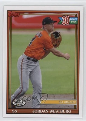 2021 Topps Pro Debut Jordan Westburg #PD-186 - Image 1 of 2