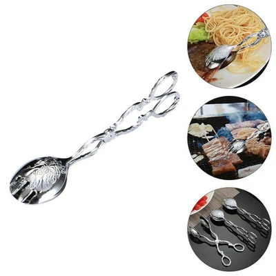 1 PC CLAMP ALIMENTO AUSCITALE CREATIVO CUSCINE CUSCINE CUFFET BASSET (argento) - Immagine 1 di 4