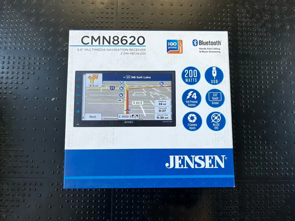 Jensen CMN8620 Multimedia  6.8" Digital Radio Navigation Bluetooth - Image 1 of 4