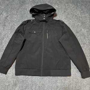Baubax Jacke Damen extra groß schwarz Kapuze durchgehender Reißverschluss Taschen Langarm - Bild 1 von 13