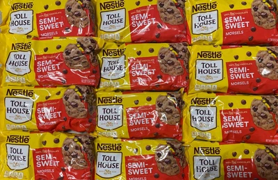 12x Nestle Toll House Semi Sweet Morsels Chocolate Chips 12oz each - 12 PACK - Image 1 of 4