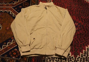 Chaqueta Harrington Brooks Brothers de pana para hombre, XL | 100 % algodón beige, clásica - Imagen 1 de 9