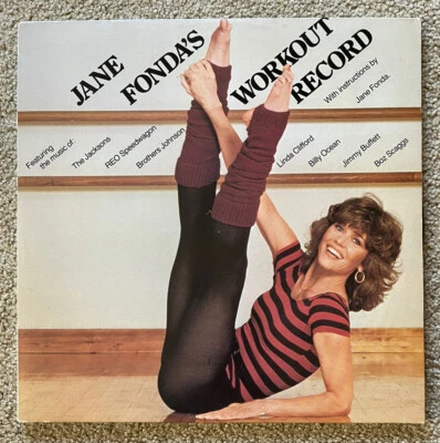 JANE FONDA - Workout Record 2LP 1981 - Various Compilation  CX238054 */Near MINT - Image 1 of 4