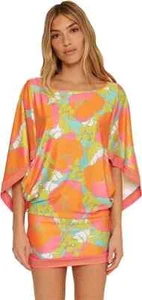 Tunica da bagno Trina Turk donna Playa De Flor copricostume in multi taglia small - nuova senza etichette - Foto 1 di 17