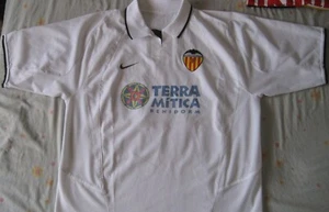 Camiseta Shirt Trikot VALENCIA Nike 10 ANGULO Vintage Season 2002 SIze L - Imagen 1 de 6