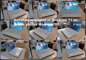 WHITE Toshiba Satellite C855-17Q Intel Pentium B950 2.10GHz Windows 11 Pro 24H2 - Picture 1 of 13