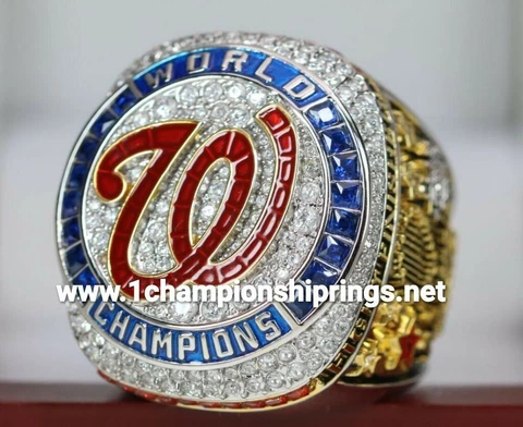2019 Custom Washington Nationals World Series Ring With Your Name On It Cover