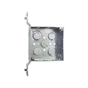 Steel City 52151V1234 PSteel Square Box w/ SV-Bracket & 1/2" & 3/4" Knockouts - Picture 1 of 1