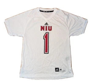 Northern Illinois University NIU Huskies NCAA Adidas Football Jersey Mens M MAC - Picture 1 of 2