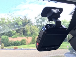 Low Profile Stealth Angled Mount For Dash Cam Transcend Steep Windscreen Bracket - Picture 1 of 5