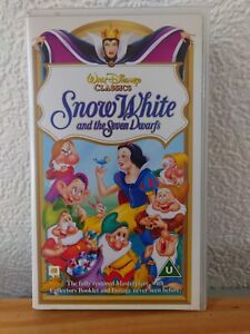 Walt Disney Classics Snow White and the Seven Dwarfs VHS Video Tape 