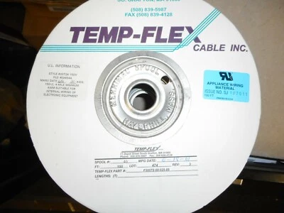 Temp-Flex F3007S-68-025-85 30AWG Ribbon Cable, 68 Conductor   NOS - Image 1 of 4