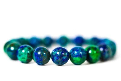 Pulseras Pulsera Azurita Natural para Hombre Pulseras para Mujer Pulsera Estrés  Foto 1 de 3