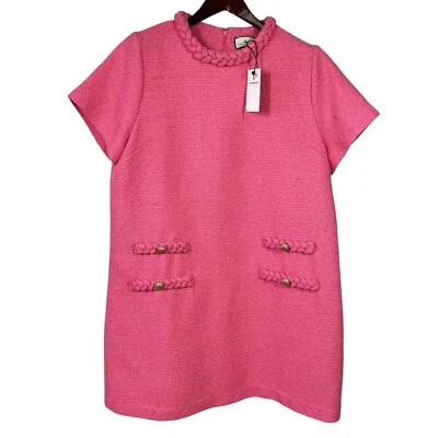 New Tuckernuck Pink Tweed Jackie Shift Dress XXXL Career Office Party Cocktails - Image 1 of 4