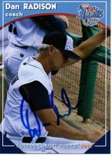 Dan Radison 2016 Corpus Christi Hooks Signed Card