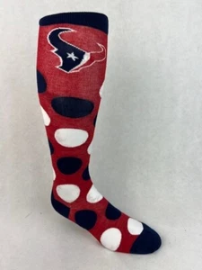 Houston Texans Over the Calf Thin Socks Medium - Picture 1 of 1