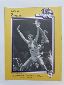 January 30 1982 UCLA vs Oregon State College Basketball Program Stuart Gray Cove - Picture 1 of 1