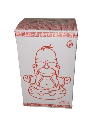 LootCrate Exclusive kidrobot Gold Vinyl Homer Simpson Budda Figure Sealed LUCK - Image 1 of 4