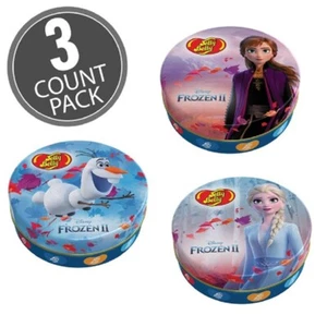 Disney FROZEN 2 Jelly Beans Tin - 1 oz Tin - Set of 3 or Singles Olaf Anna Elsa - Picture 1 of 4