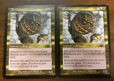MTG Magic The Gathering Odyssey Psychatog x2 LP -  Excellent Condition - Image 1 of 2