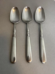 Yamazaki Stainless OLD DENMARK (Satin) Set of 3 Teaspoon 6 1/2” - Picture 1 of 5