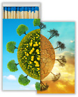 Lush Planet Set of 3 Large Matchboxes with Wooden Matches