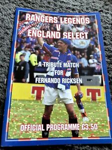 Rangers Legends V England Select Fernando Ricksen Tribute Match25 Jan 2015